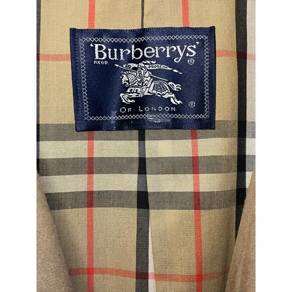 Vintage Burberry Men’s Trench Coat Size 44L - Picture 7 of 15
